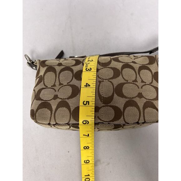 COACH mini wristlet signature C handbag - Picture 7 of 8